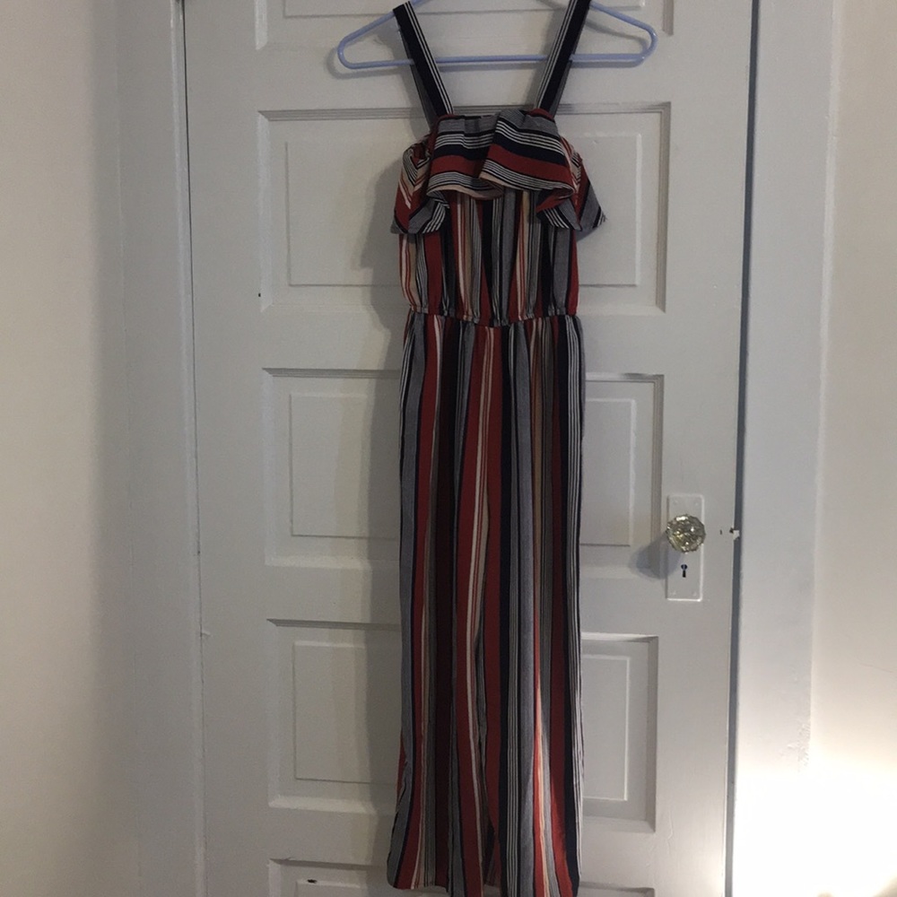 Spaghetti strap romper pants